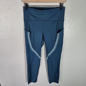 Lululemon Speed Limit Crop 23" Bermuda Teal Size 8